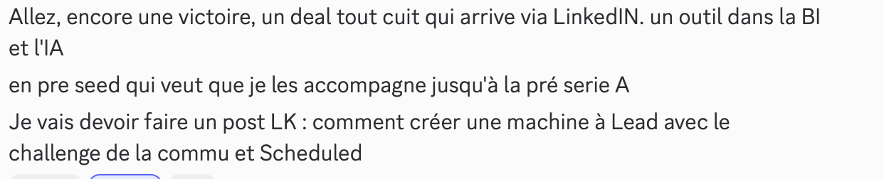 Victoire partagée par un membre 7
